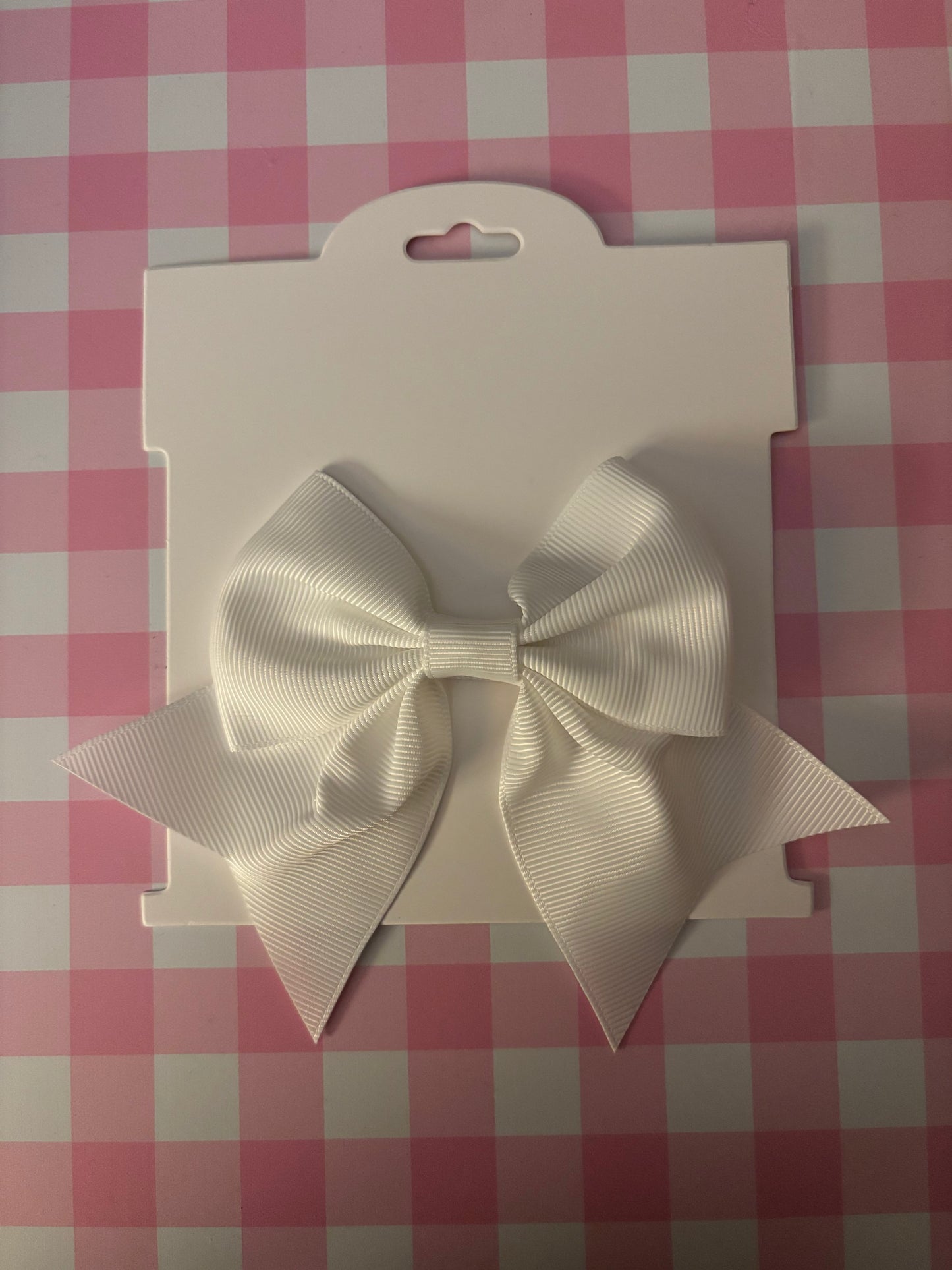 Hair Bow-White