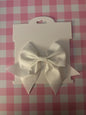 Hair Bow-White